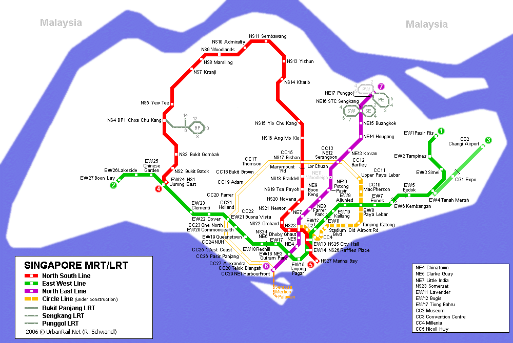 MRT routes Click the image